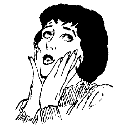 Oh nohh! - A photo of a lady holding her cheeks and say ohh no Oh nohh! - A photo of a lady holding her cheeks and say ohh no