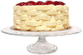 cake - Picture of Iced cake on a cake plate