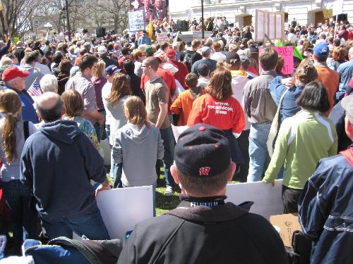 Madison Wisconsin Tea Party - April 15, 2009