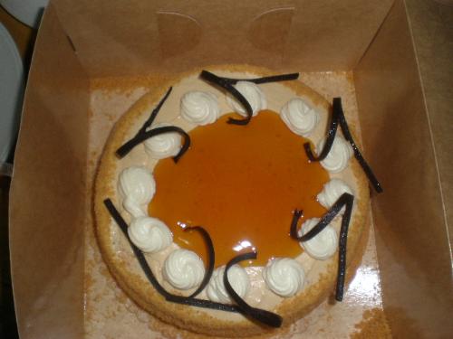 cake - A mouth-watering dulce de leche cake.