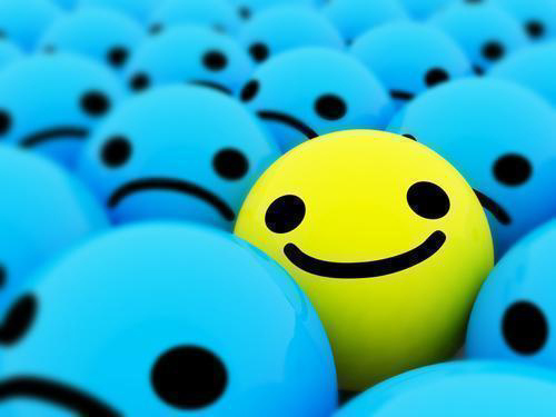 smile - blue and yellow smile, to make difference!!