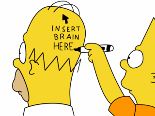 homer simpson 3 - insert the brain!