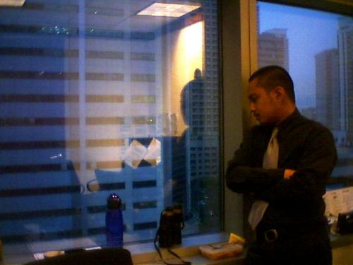 Window View - just a stolen shot in my office...