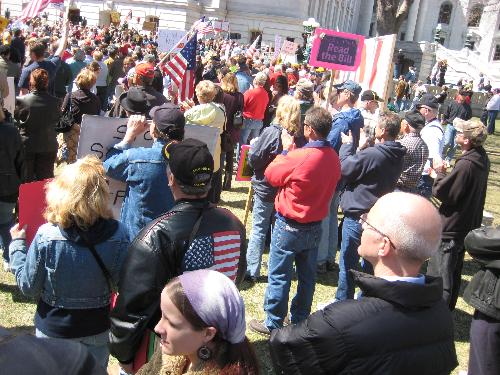 Madison Wisconsin Tea Party - Madison Wisconsin Tea Party April 15 2009