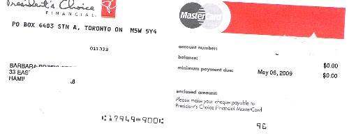 zero balance - Paid off my credit card!