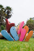flip flops - People in flip flops