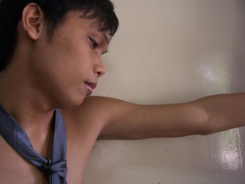 model - this photo is part of my folio collection this april.  model: my brother Jeff photo: me... luntian location: at my aunt's house