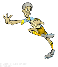 Football player - Man playing football Football player - Man playing football