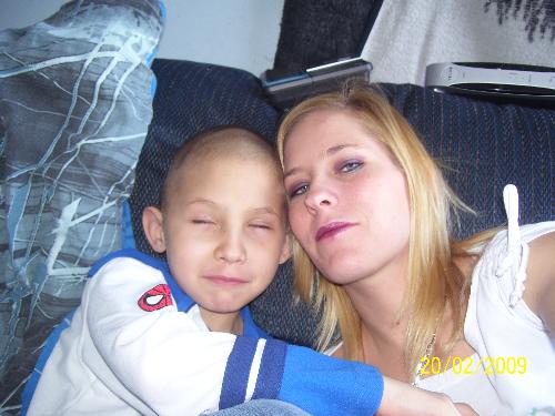 my oldest son and me on his 7th birthday  - was taken in febuary on my sons birthday:D