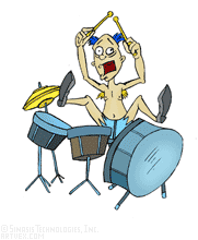 Man on drums - Man playing drums