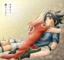 SakuraXSasuke - Sakura hugging Saskue, and saskue looks like he doesnt even acknowledge that sakura is hugging him.