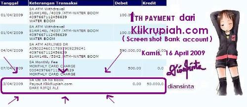 Mandiri Balance - Mandiri Balance payment from klikrupiah