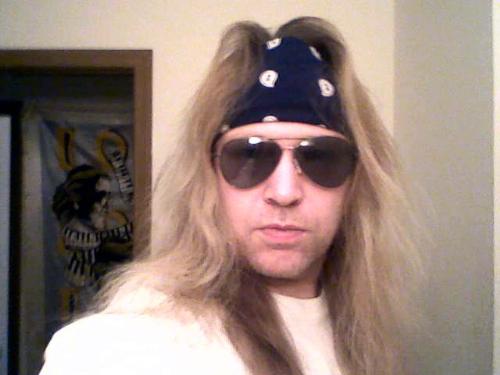 Me a couple of monthes ago - Playing with a new toy..called a Camera phone!! hehe