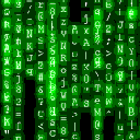 matrix animation - matrix animation which shows the title of the matrix film