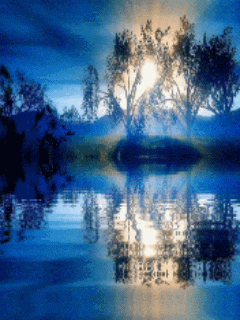mountain - the light in the river and the mountain light the river, than the river is flow. so it is very intersting.
