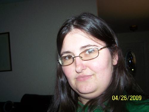 Just me - I am standing in my living room in front of the front door and just had an urge to take a picture of myself.