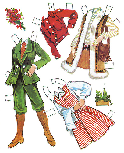 paper doll dresses - Paper doll dresses and accesories