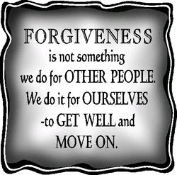 Forgiveness - To forgive someone of their wrong doings would be your great achievement....as your father in heaven will also forgive you for the wrongs that you do....