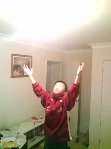 Spirit Bomb! - My little brother has become a powerful being from Dragonball! What should I do?