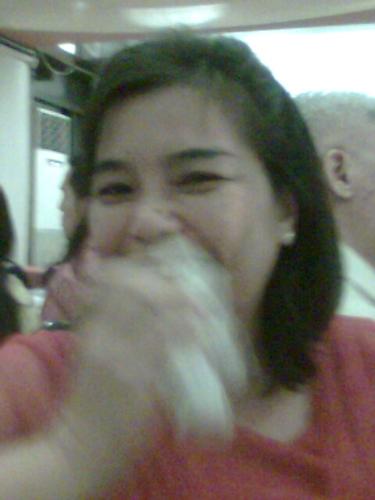 My Happy Wife - My wife is the shy-type, but she laughs so heartily. I enjoy hearing her laugh!