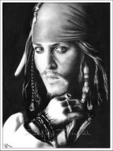 Captain Jack Sparrow - It's a pic of the pirates of the caribbean....of Johny depp