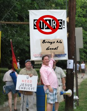 Stars Protest! - picture depicting against mylot stars!