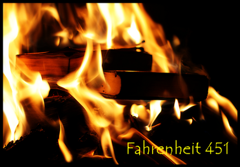 Fahrenheit 451 - This picture refers to Ray Bradbury's Fahrenheit 451 book.