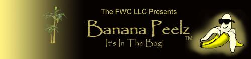 logo for www.bananapeelz.com - this is the logo for our tanning pouches for tanning, under diving suits, kilts, swim suits etc