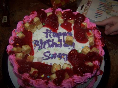 birthday cake - a birthday cake for my friend swen..