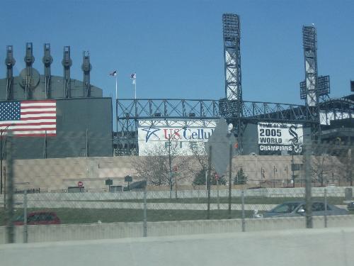 White Sox Stadium Chicago  - Photo of the White Sox Baseball team near Chicago, Illinois.