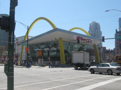 Coolest McDonalds ever! - We ate at this Chicago McDonalds. Coolest ever. Expensive though. $30 for four to eat.