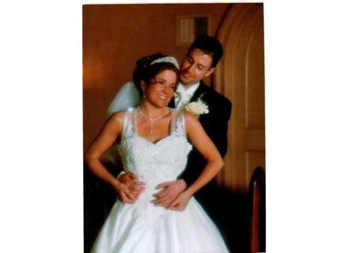 our wedding picture - our wedding picture from seven years ago. Can not believe it has been that long. 