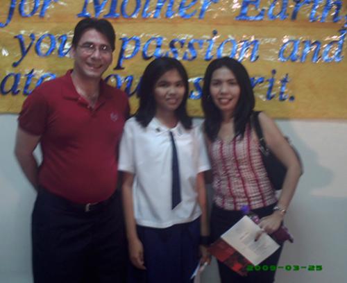 High School Graduationn 2009 - This was taken at St. Theresa's College QC during the graduation of our eldest daughter.