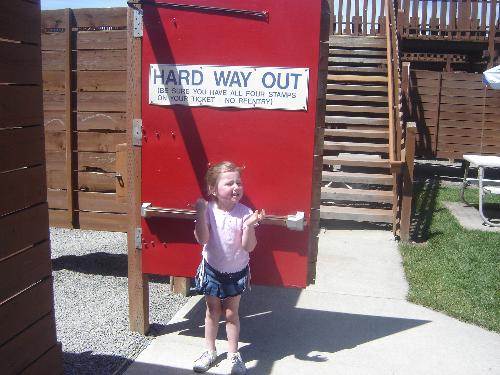 We made it out of the maze! - My oldest child and I went to the local maze and we made our way out 'the hard way' in just under an hour! What a team we make, this was a totally awesome day!