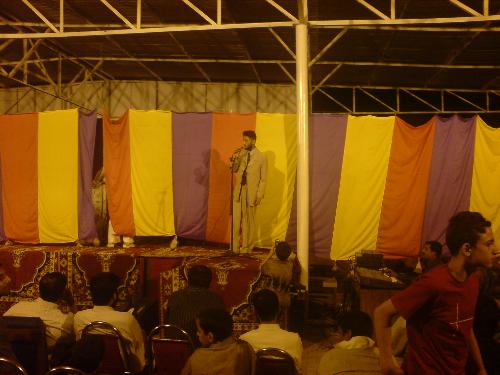 Me as Host - hosting the cultural night of IIUI.