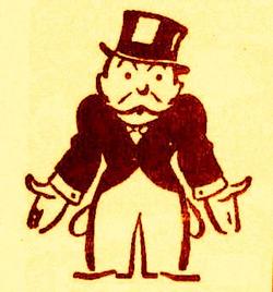Monopoly Guy bankrupt - The Bankrupt Monopoly guy