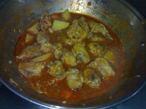 Chicken afritada - One of the best filipino food that I really like and its healthy because it has tomato sauce. Chicken afritada - One of the best filipino food that I really like and its healthy because it has tomato sauce.