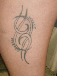 Tattoo I have on my leg - I love ink