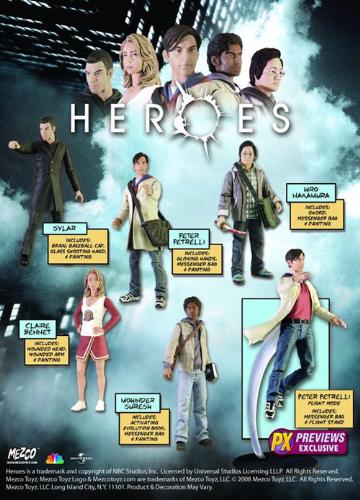 Heroes Action Figures - Heroes tv series action figures