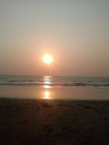 Sunset - Sunset at Goa sea