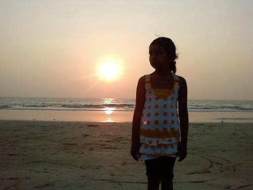 Sunset - Sunset at Goa sea
