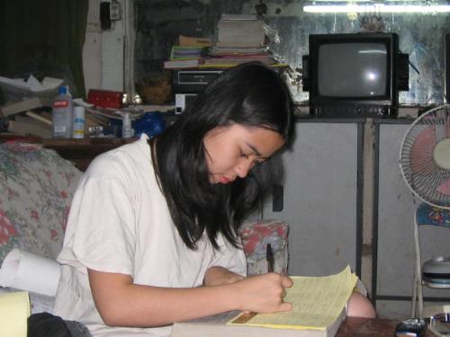 Homeworks - Cory went home early to do her assignments