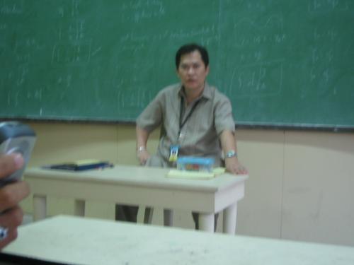 Teacher - He is the teacher