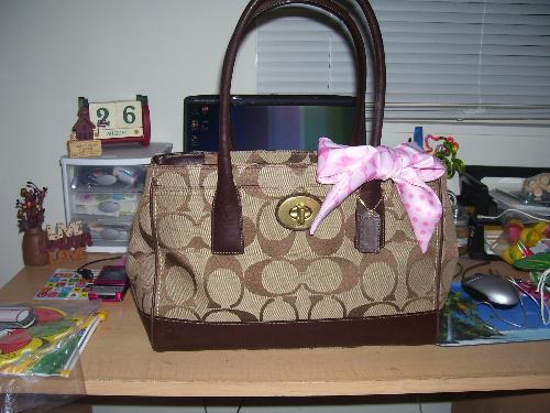 Coach purse - Another view of my first Coach purse. I love it!