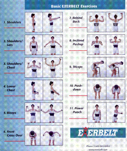 Belt exercises - BAsic exert belt exercises for all ages