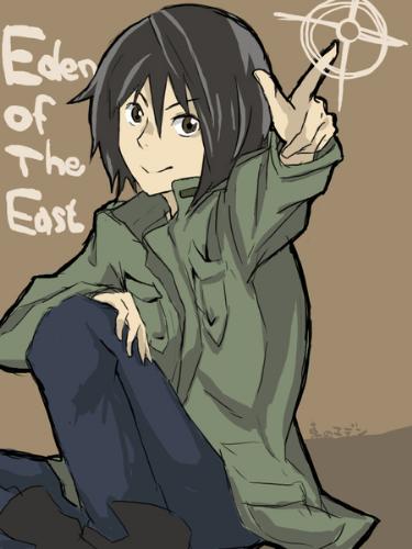 Eden of the East -- Selecao IX - Akira Takizawa is Selecao IX, one of the chosen people to change Japan for the good. He is seen in the series naked holding a phone and a pistol. He has no memory of what happened before his ordeal in Washington.