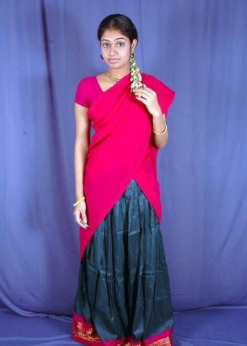 me in half-saree - me in half saree