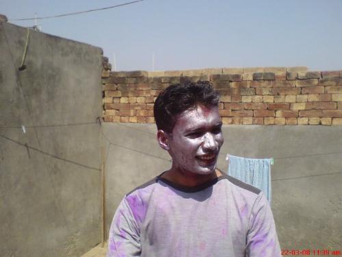 holi celebrations 4 - Me...colored.