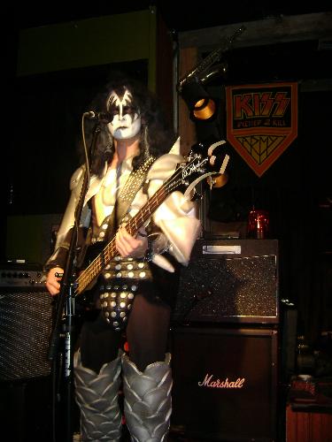 Kiss band - A friend who is a member of a kiss band.