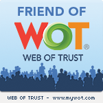 MyWot - My Web of Trust - The MyWot or My Web of Trust logo. A website dedicated to give trust ratings to various sites on the internet.